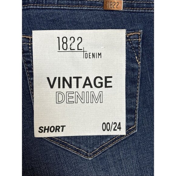 1822 Vintage Denim Maternity Short Size 00/24. New. Distressed Denim - Picture 3 of 4